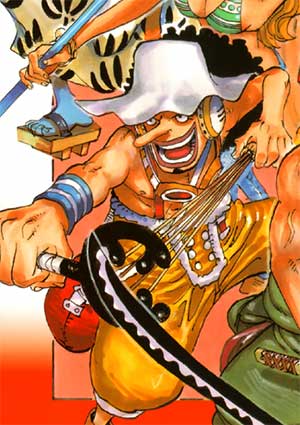 Personagem de One Piece chamado Usopp
